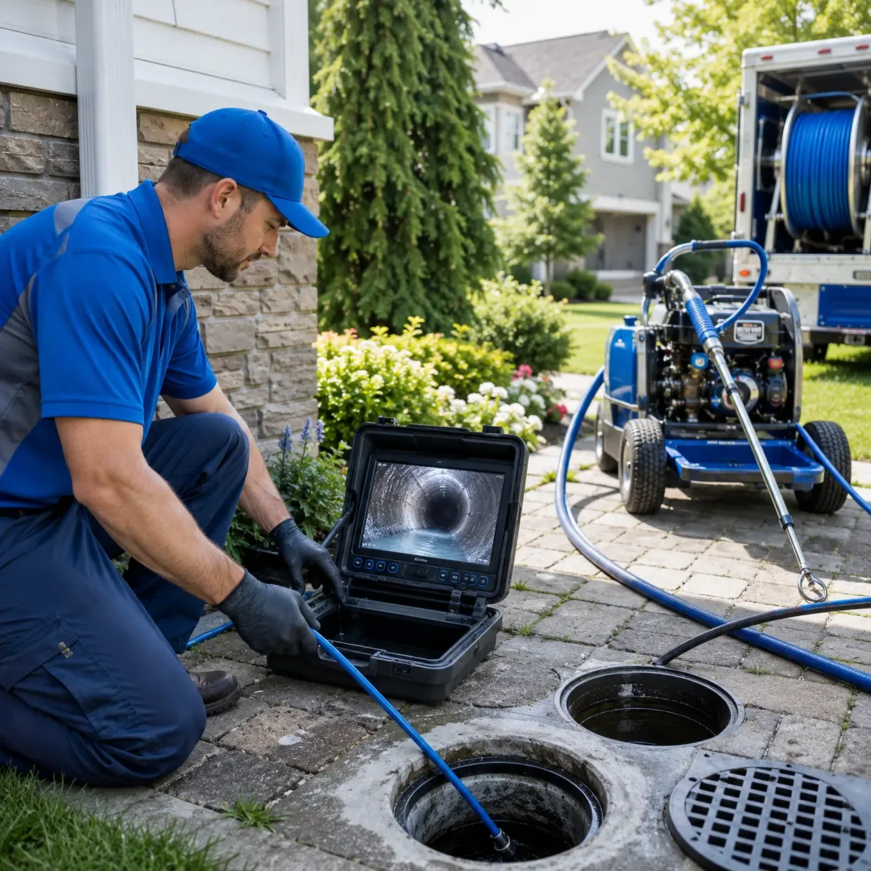 Outdoor drain cleaning professionals serving Nicholson, GA